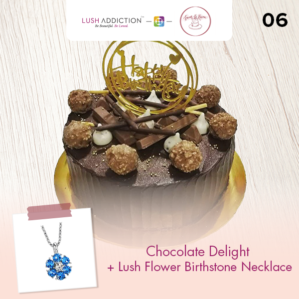 Chocolate Delight + Lush Addiction Necklace (By: Sweet Haven from KL)