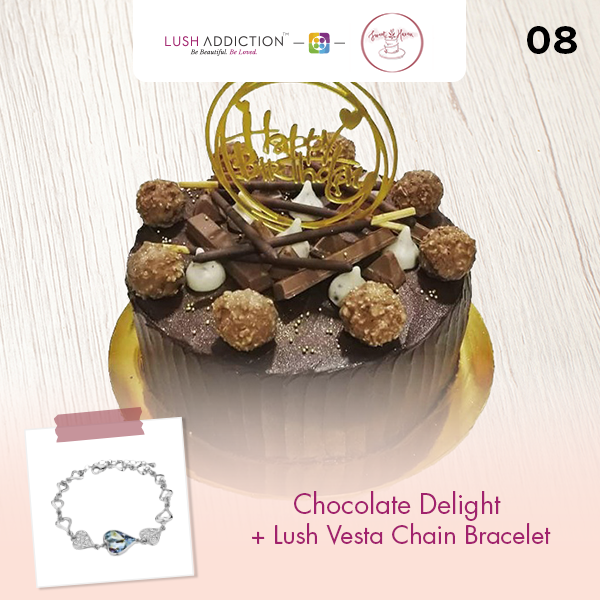 Chocolate Delight + Lush Addiction Necklace (By: Sweet Haven from KL)