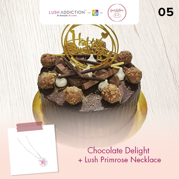 Chocolate Delight + Lush Addiction Necklace (By: Sweet Haven from KL)