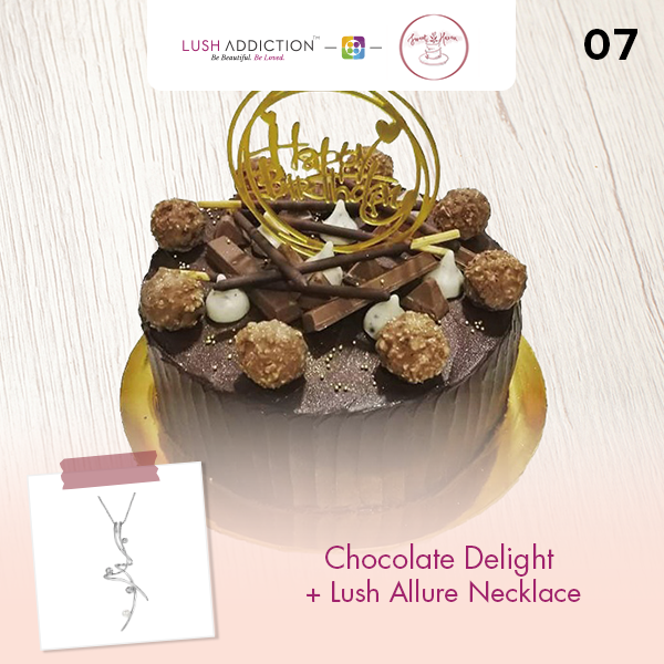 Chocolate Delight + Lush Addiction Necklace (By: Sweet Haven from KL)