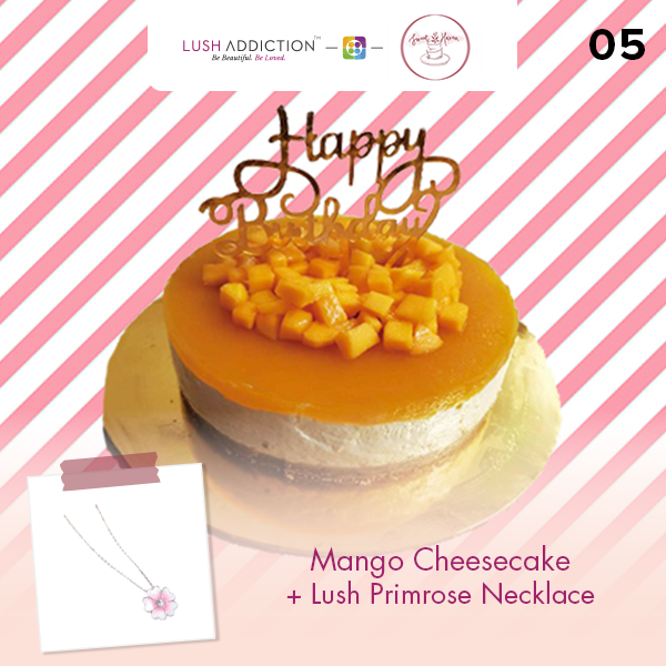 Mango Cheesecake + Lush Addiction Necklace (By: Sweet Haven from KL)