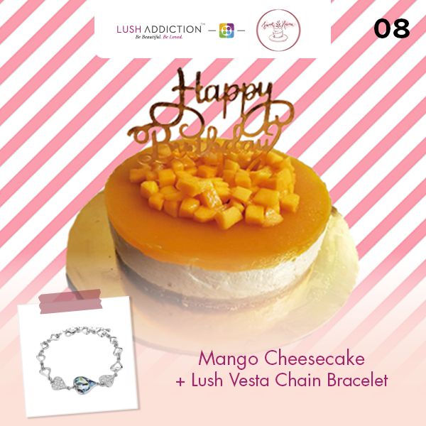 Mango Cheesecake + Lush Addiction Necklace (By: Sweet Haven from KL)