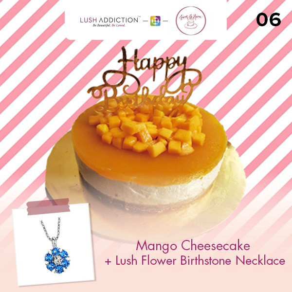 Mango Cheesecake + Lush Addiction Necklace (By: Sweet Haven from KL)