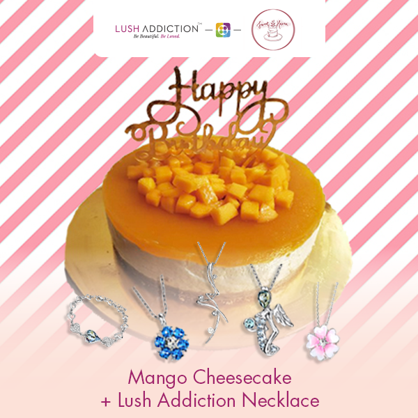 Mango Cheesecake + Lush Addiction Necklace (By: Sweet Haven from KL)