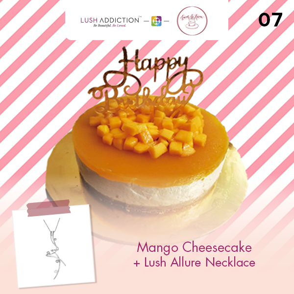 Mango Cheesecake + Lush Addiction Necklace (By: Sweet Haven from KL)