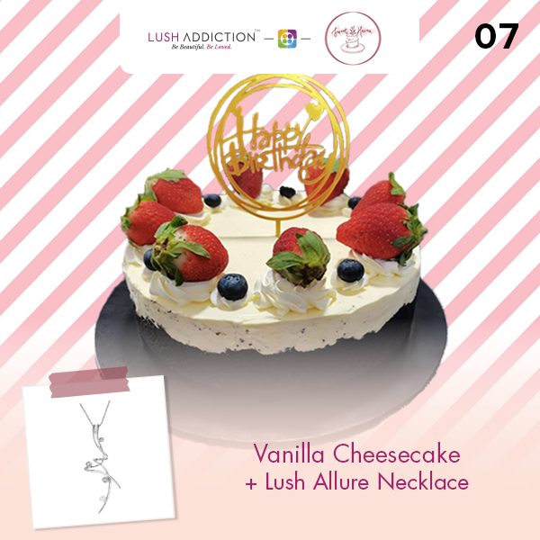 Vanilla Cheesecake + Lush Addiction Necklace (By: Sweet Haven from KL)