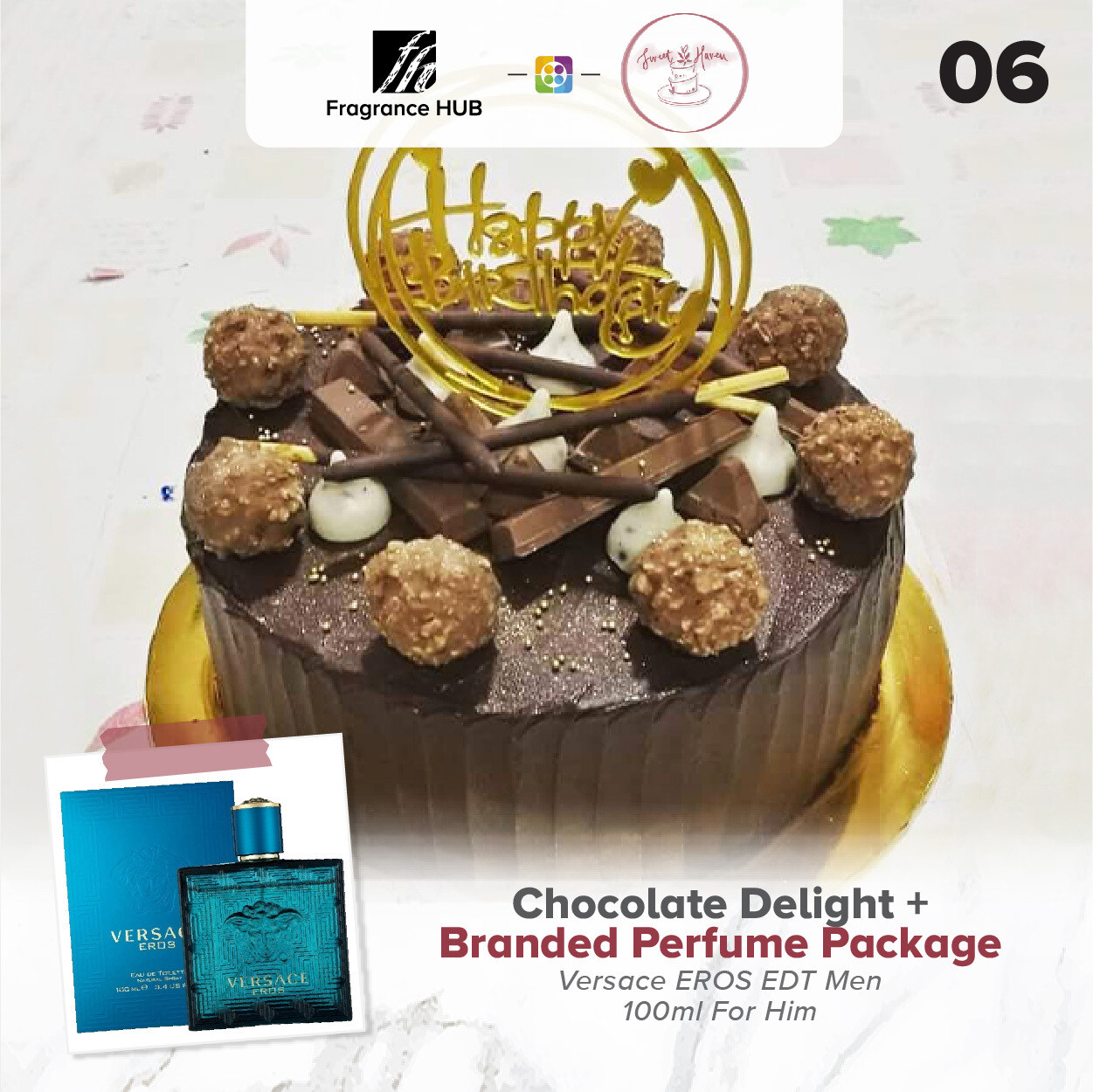 Chocolate Delight + Fragrance Hub Branded Perfume (By: Sweet Haven from KL)