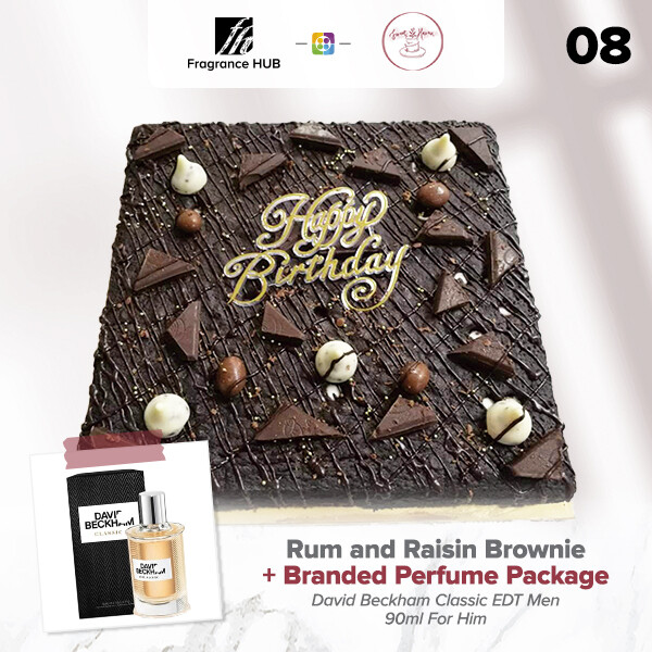 Rum and Raisin Brownie + Fragrance Hub Branded Perfume (By: Sweet Haven from KL)