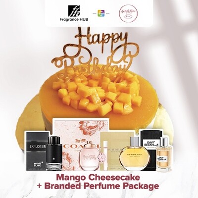 Mango Cheesecake + Fragrance Hub Branded Perfume (By: Sweet Haven from KL)