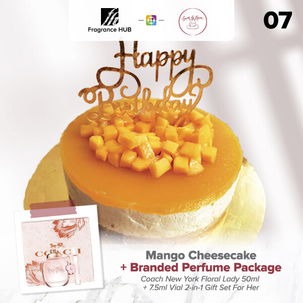 Mango Cheesecake + Fragrance Hub Branded Perfume (By: Sweet Haven from KL)