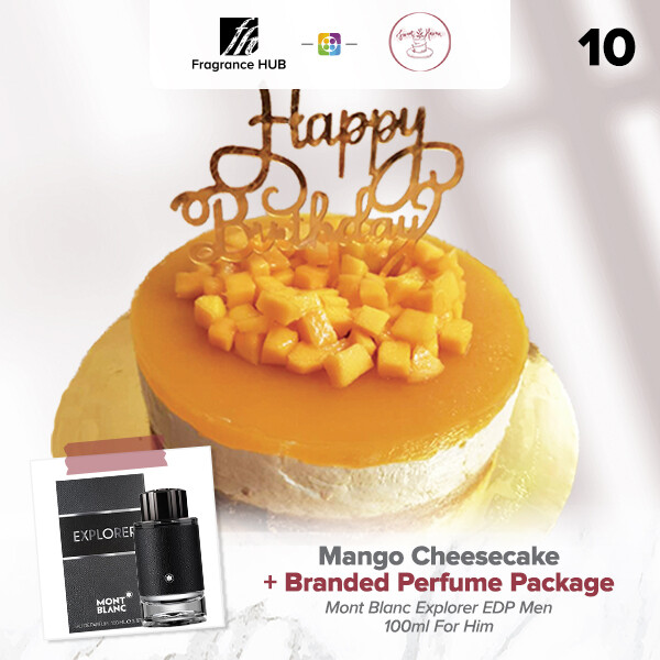 Mango Cheesecake + Fragrance Hub Branded Perfume (By: Sweet Haven from KL)