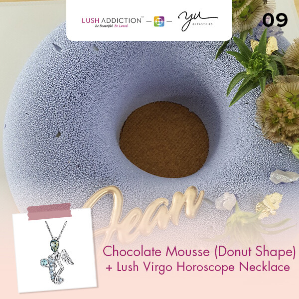 Chocolate Mousse (Donut Shape) + Lush Addiction Necklace (By: Yu.Qi Pastries  from KL)