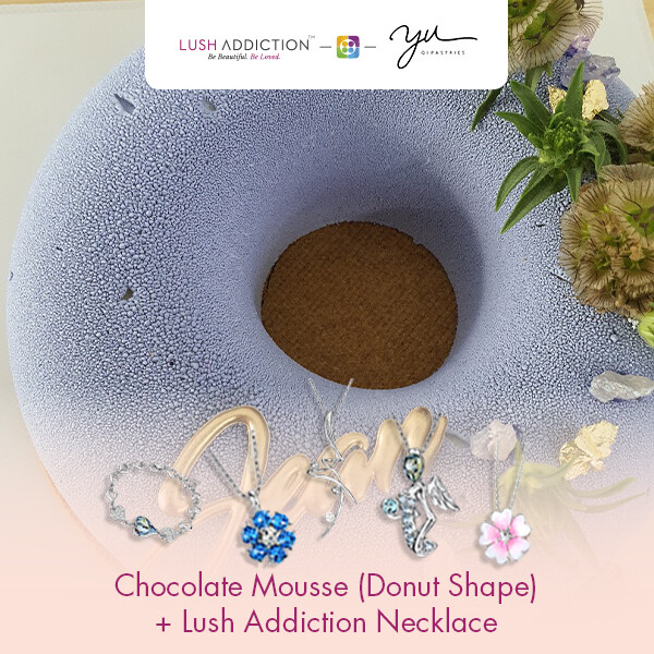 Chocolate Mousse (Donut Shape) + Lush Addiction Necklace (By: Yu.Qi Pastries  from KL)