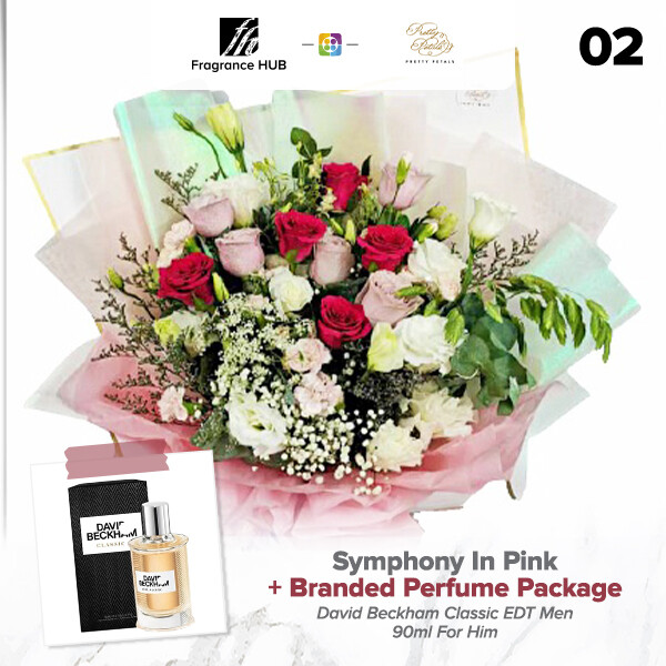 Symphony in Pink + Fragrance Hub Branded Perfume (By: Pretty Petals from Kuching)