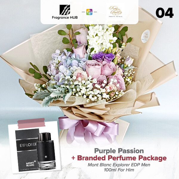 Purple Passion + Fragrance Hub Branded Perfume (By: Pretty Petals from Kuching)