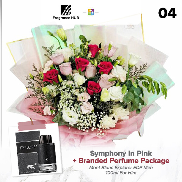 Symphony in Pink + Fragrance Hub Branded Perfume (By: Pretty Petals from Kuching)