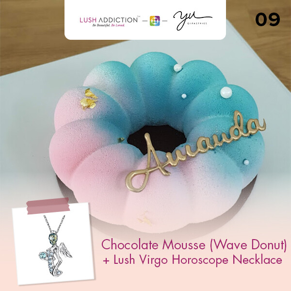 Chocolate Mousse (Wave Donut) + Lush Addiction Necklace (By: Yu.Qi Pastries  from KL)