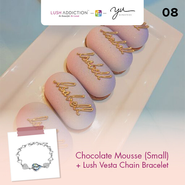 Chocolate Mousse (Small) + Lush Addiction Necklace (By: Yu.Qi Pastries  from KL)