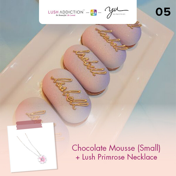 Chocolate Mousse (Small) + Lush Addiction Necklace (By: Yu.Qi Pastries  from KL)