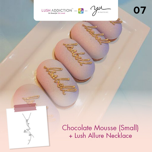 Chocolate Mousse (Small) + Lush Addiction Necklace (By: Yu.Qi Pastries  from KL)