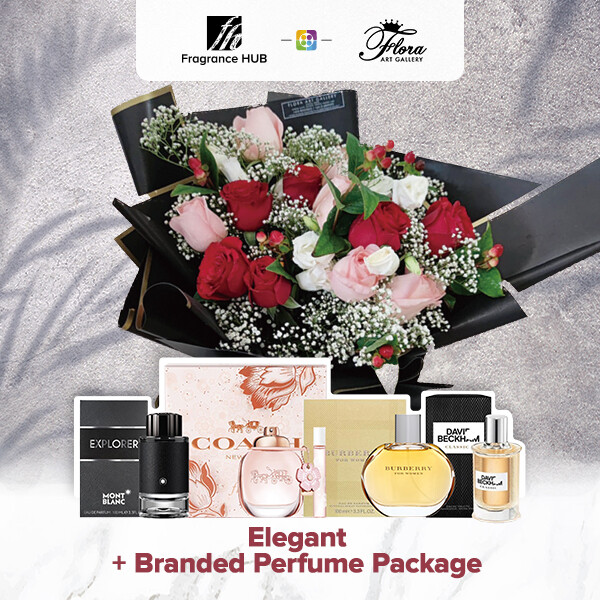 Elegant + Fragrance Hub Branded Perfume (By: Floral Art Gallery from Puchong)