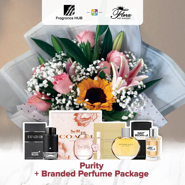 Purity + Fragrance Hub Branded Perfume (By: Floral Art Gallery from Puchong)