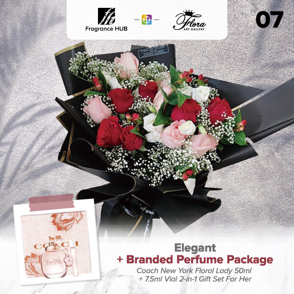 Elegant + Fragrance Hub Branded Perfume (By: Floral Art Gallery from Puchong)