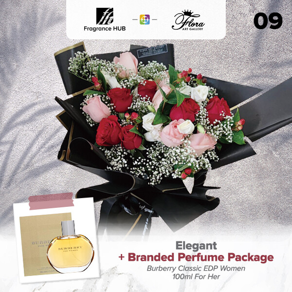 Elegant + Fragrance Hub Branded Perfume (By: Floral Art Gallery from Puchong)
