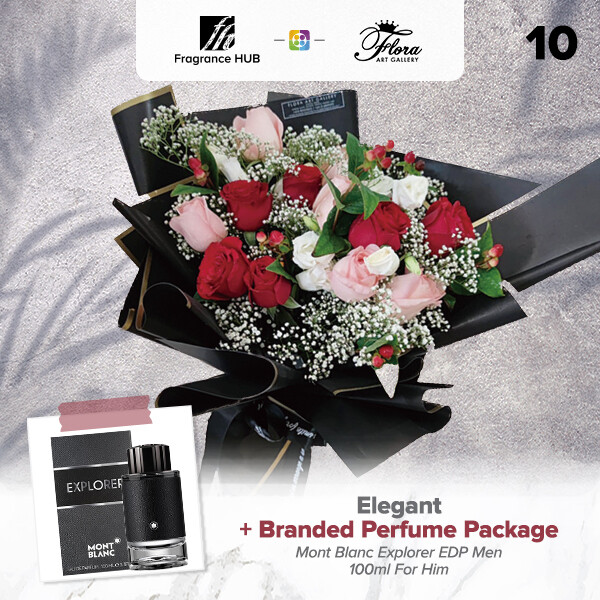 Elegant + Fragrance Hub Branded Perfume (By: Floral Art Gallery from Puchong)