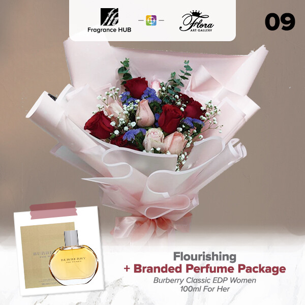 Flourishing + Fragrance Hub Branded Perfume (By: Floral Art Gallery from Puchong)