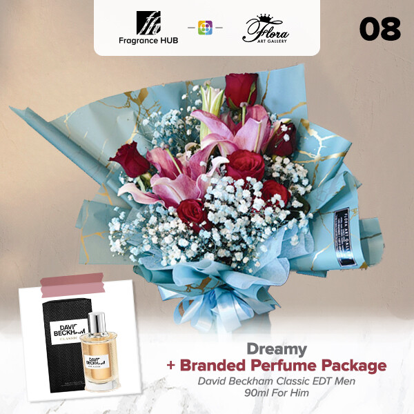 Dreamy + Fragrance Hub Branded Perfume (By: Floral Art Gallery from Puchong)