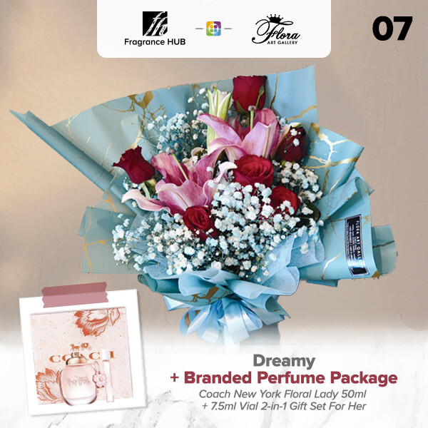 Dreamy + Fragrance Hub Branded Perfume (By: Floral Art Gallery from Puchong)
