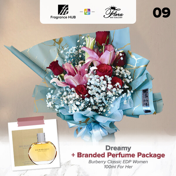 Dreamy + Fragrance Hub Branded Perfume (By: Floral Art Gallery from Puchong)
