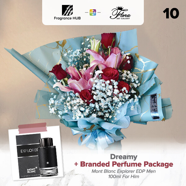 Dreamy + Fragrance Hub Branded Perfume (By: Floral Art Gallery from Puchong)
