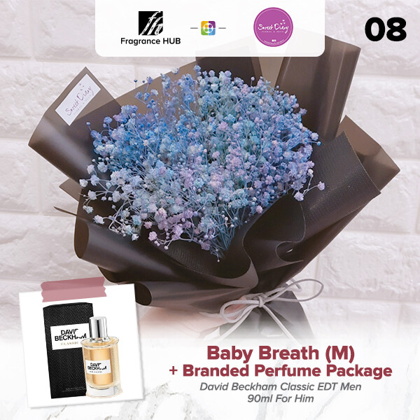 Baby Breath (M Size) + Fragrance Hub Branded Perfume (By: Sweet Diary from Puchong)