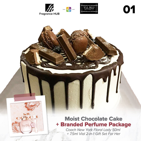 American Chocolate Cake + Fragrance Hub Branded Perfume (By: YII Blu Cakes &amp; Bakes from Kuala Lumpur)