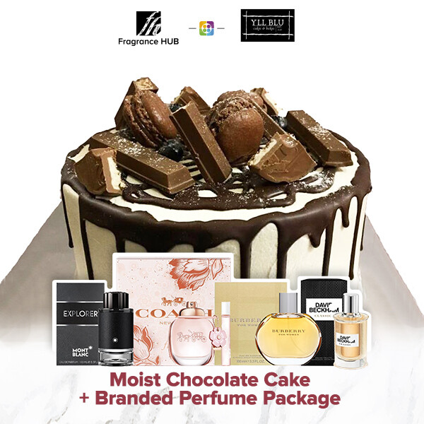 American Chocolate Cake + Fragrance Hub Branded Perfume (By: YII Blu Cakes &amp; Bakes from Kuala Lumpur)