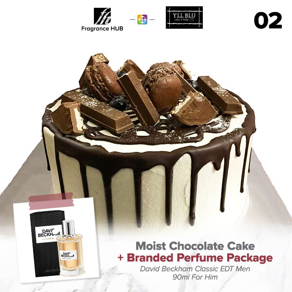 American Chocolate Cake + Fragrance Hub Branded Perfume (By: YII Blu Cakes &amp; Bakes from Kuala Lumpur)