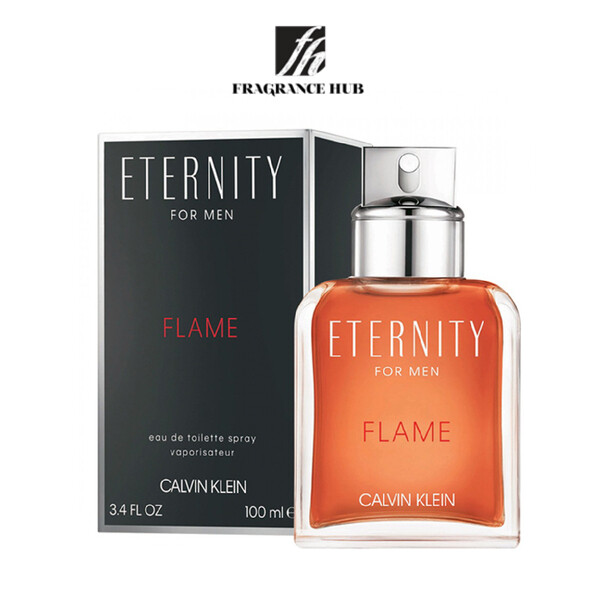 Calvin Klein cK Eternity FLAME EDT Men 100ml (By: Fragrance HUB)
