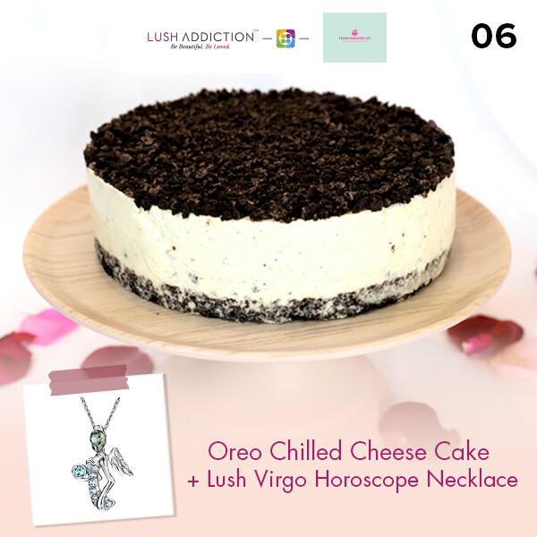 Oreo Chilled Cheese Cake + Lush Addiction Necklace (By: Premium Bakery  from KL)
