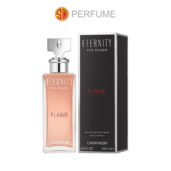 Calvin Klein cK Eternity FLAME EDP Women 100ml  (By: SD PERFUME)