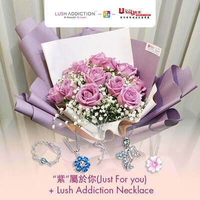 Just For You + Lush Addiction Necklace (By: Unique Florist From Penang)