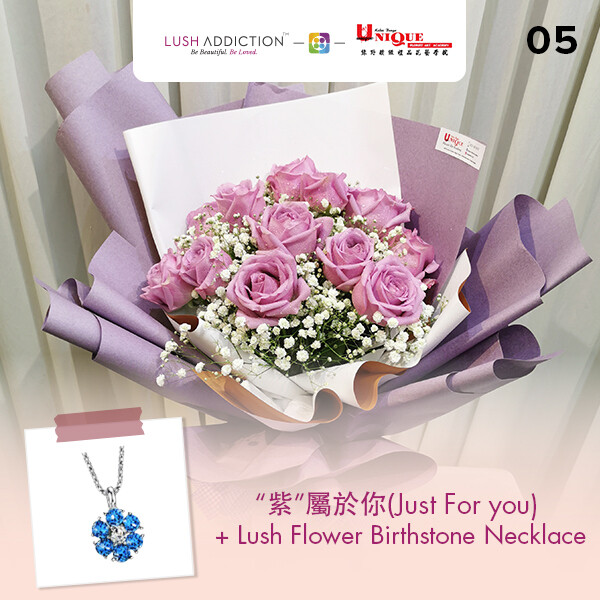 Just For You + Lush Addiction Necklace (By: Unique Florist From Penang)