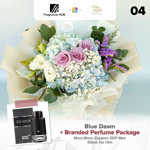 Blue Dawn + Fragrance Hub Branded Perfume (By: Pretty Petals from Kuching)