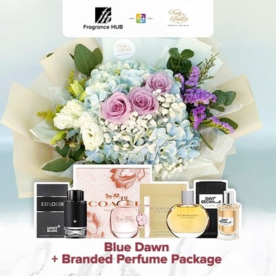 Blue Dawn + Fragrance Hub Branded Perfume (By: Pretty Petals from Kuching)