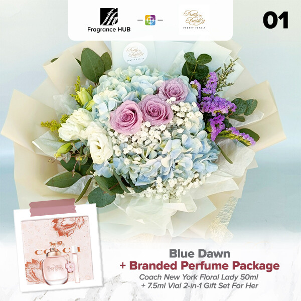 Blue Dawn + Fragrance Hub Branded Perfume (By: Pretty Petals from Kuching)