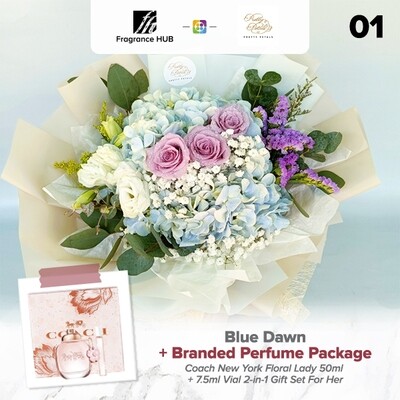 Blue Dawn + Fragrance Hub Branded Perfume (By: Pretty Petals from Kuching)