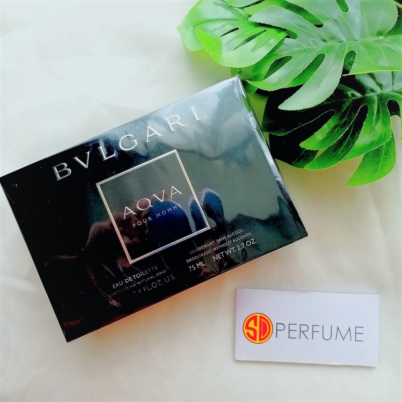 Bvlgari AQVA Pour Homme EDT Men 100ml + 75ml Deo Stick GIFT SET  (By: SD PERFUME)