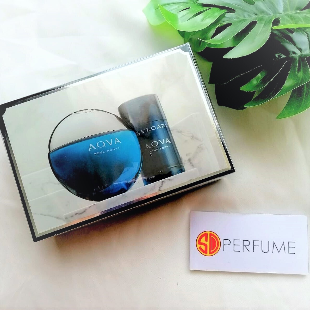 Bvlgari AQVA Pour Homme EDT Men 100ml + 75ml Deo Stick GIFT SET  (By: SD PERFUME)