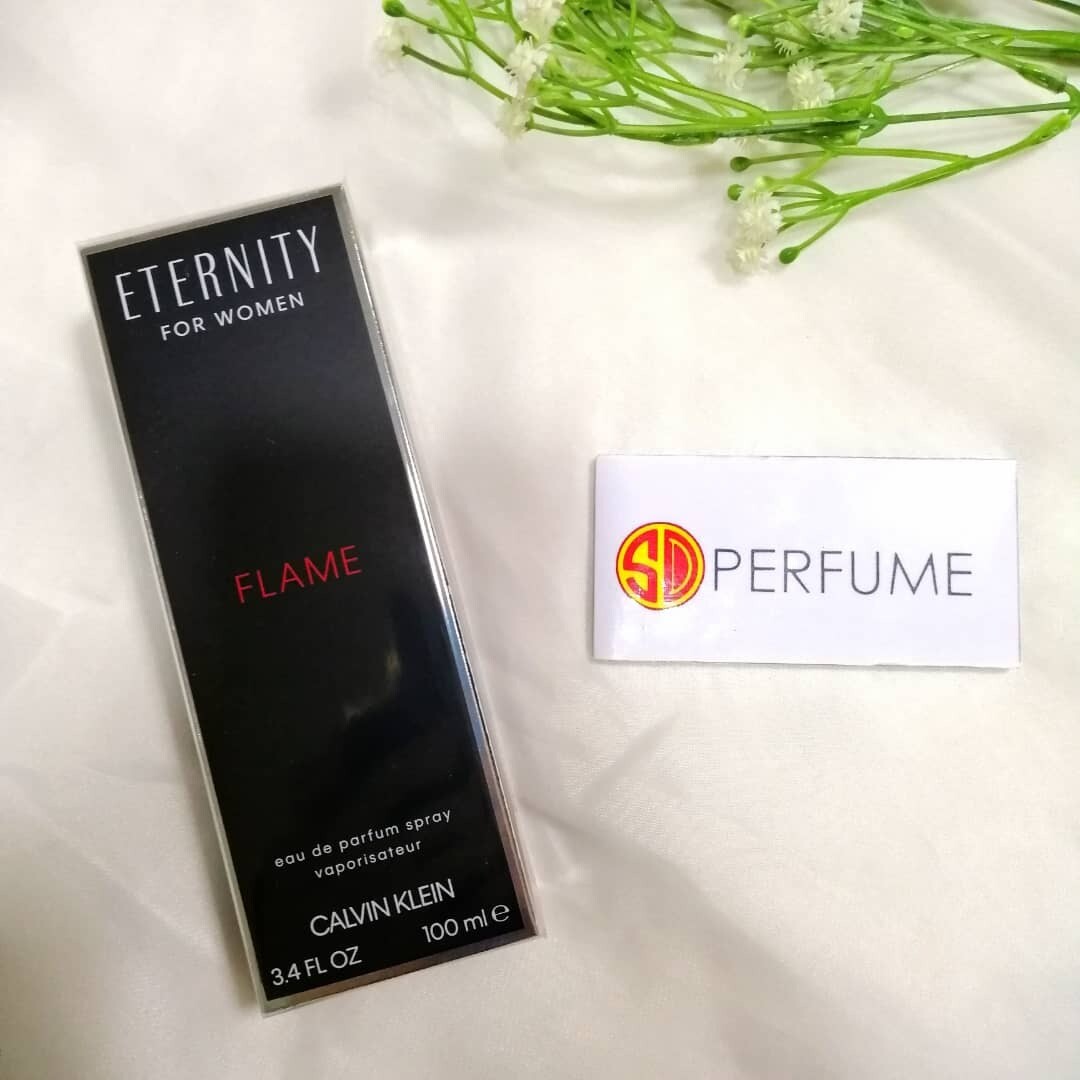 Calvin Klein cK Eternity FLAME EDP Women 100ml  (By: SD PERFUME)